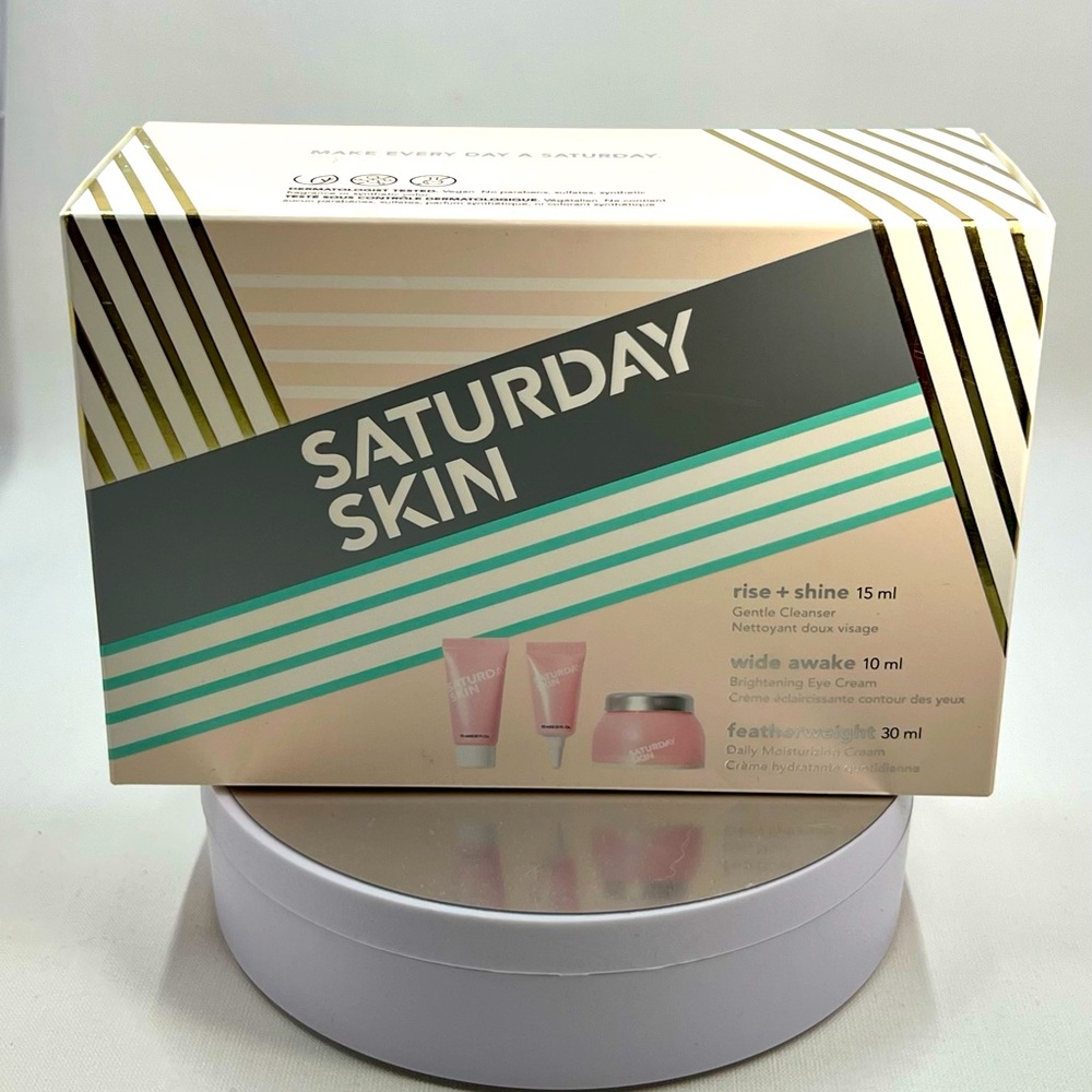 Saturday Skin Care set 3 items NIB